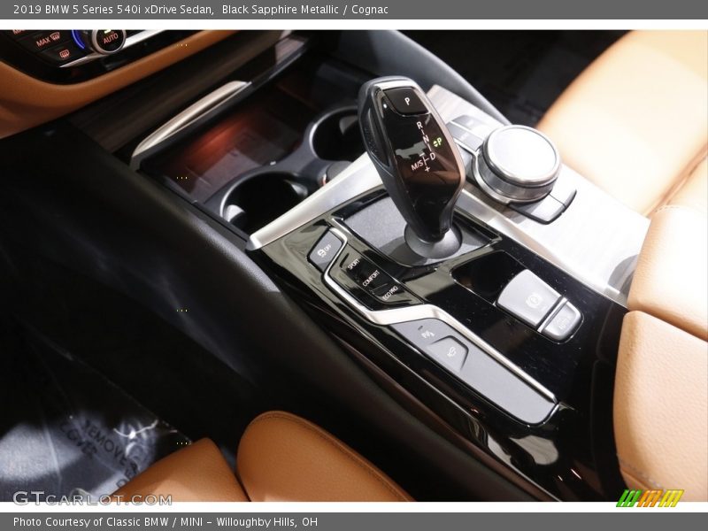 Black Sapphire Metallic / Cognac 2019 BMW 5 Series 540i xDrive Sedan