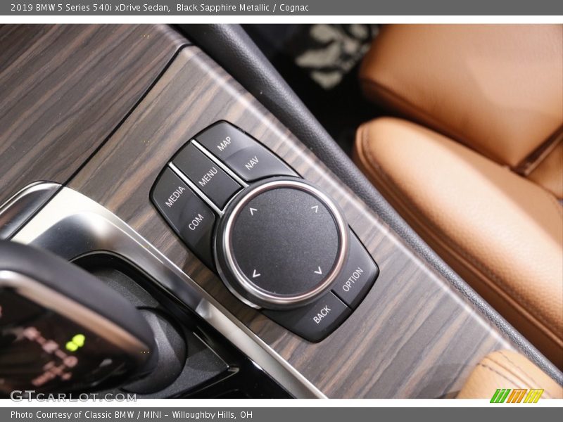 Black Sapphire Metallic / Cognac 2019 BMW 5 Series 540i xDrive Sedan