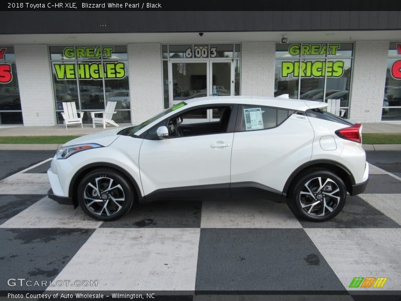 Blizzard White Pearl / Black 2018 Toyota C-HR XLE