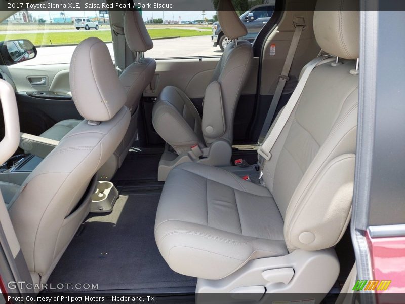 Salsa Red Pearl / Dark Bisque 2017 Toyota Sienna XLE