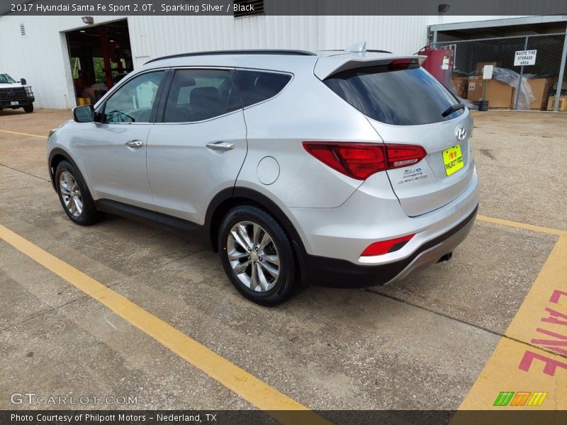 Sparkling Silver / Black 2017 Hyundai Santa Fe Sport 2.0T