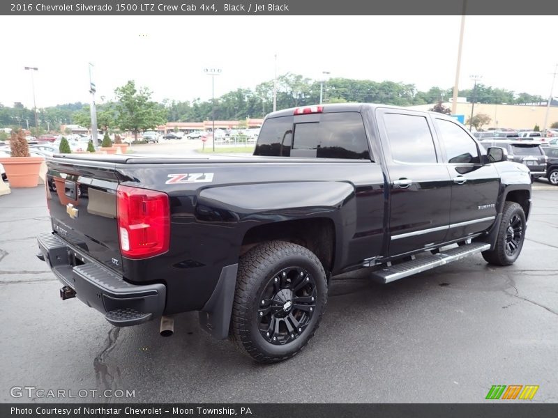 Black / Jet Black 2016 Chevrolet Silverado 1500 LTZ Crew Cab 4x4