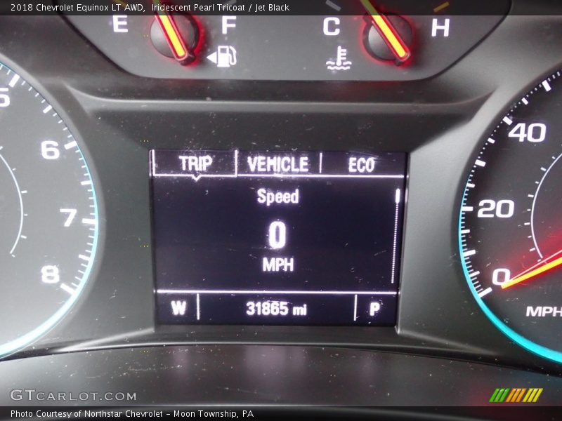 Iridescent Pearl Tricoat / Jet Black 2018 Chevrolet Equinox LT AWD