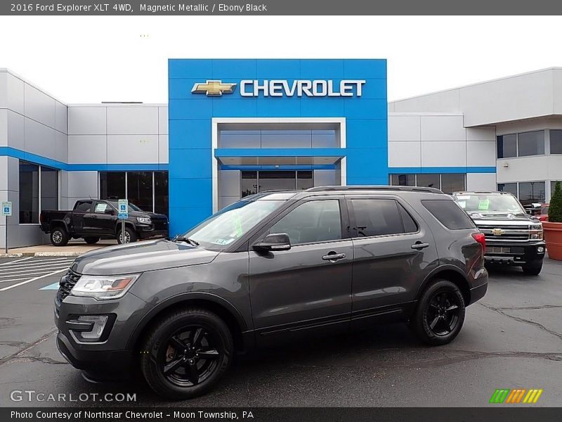 Magnetic Metallic / Ebony Black 2016 Ford Explorer XLT 4WD