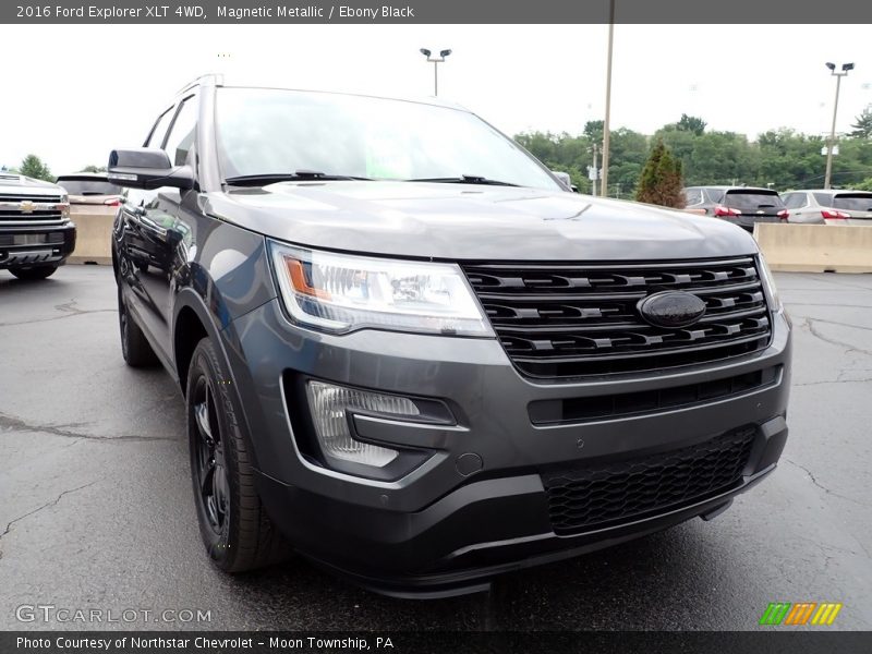 Magnetic Metallic / Ebony Black 2016 Ford Explorer XLT 4WD