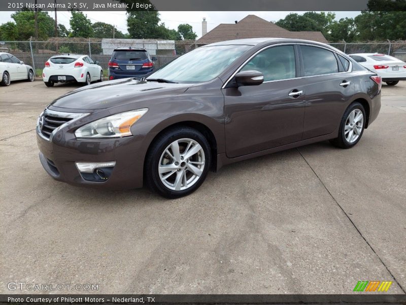 Java Metallic / Beige 2015 Nissan Altima 2.5 SV