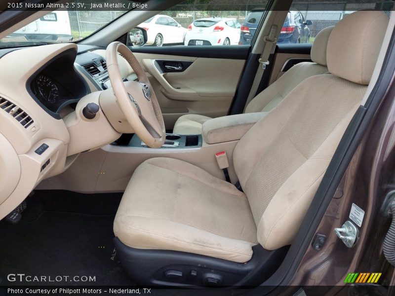 Java Metallic / Beige 2015 Nissan Altima 2.5 SV