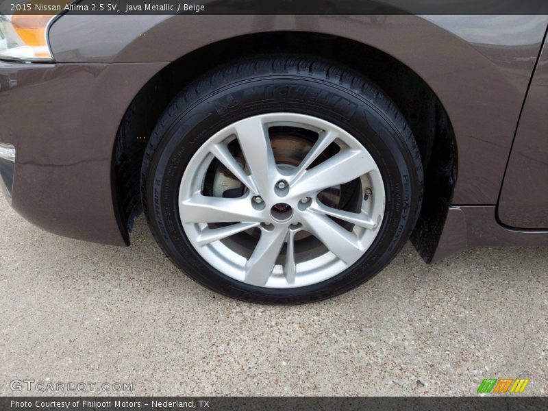 Java Metallic / Beige 2015 Nissan Altima 2.5 SV