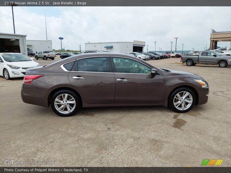 Java Metallic / Beige 2015 Nissan Altima 2.5 SV