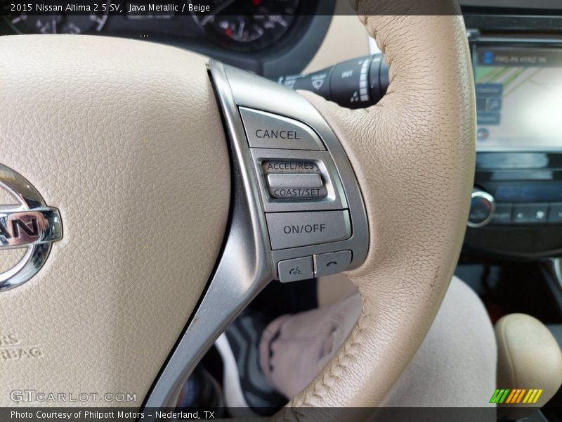 Java Metallic / Beige 2015 Nissan Altima 2.5 SV