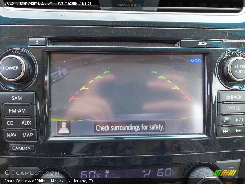 Java Metallic / Beige 2015 Nissan Altima 2.5 SV
