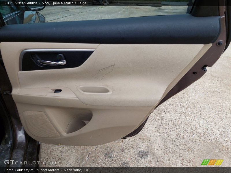 Java Metallic / Beige 2015 Nissan Altima 2.5 SV