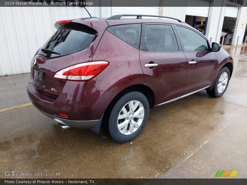 Midnight Garnet / Beige 2014 Nissan Murano SL