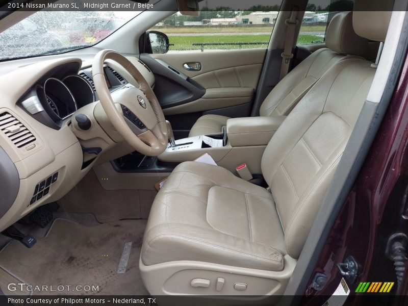 Midnight Garnet / Beige 2014 Nissan Murano SL
