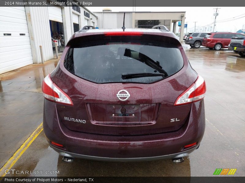 Midnight Garnet / Beige 2014 Nissan Murano SL