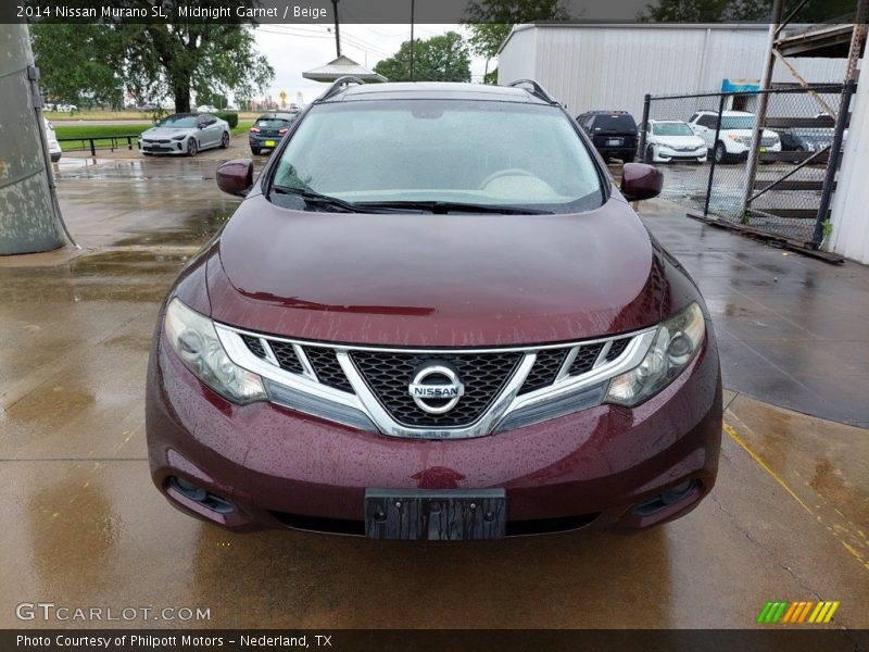 Midnight Garnet / Beige 2014 Nissan Murano SL