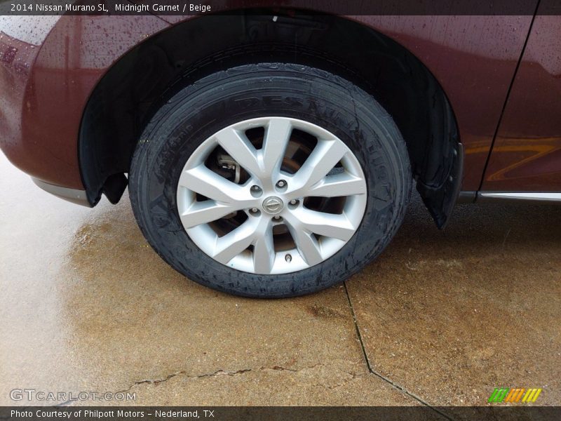 Midnight Garnet / Beige 2014 Nissan Murano SL