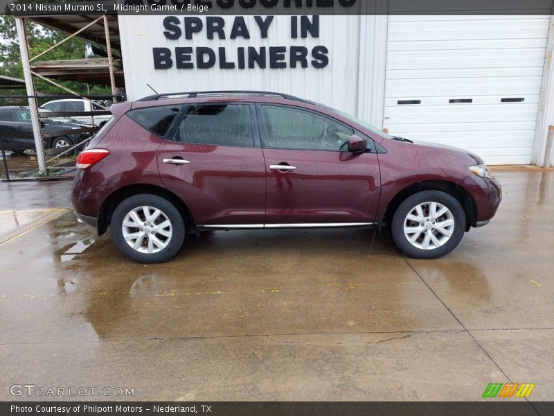 Midnight Garnet / Beige 2014 Nissan Murano SL