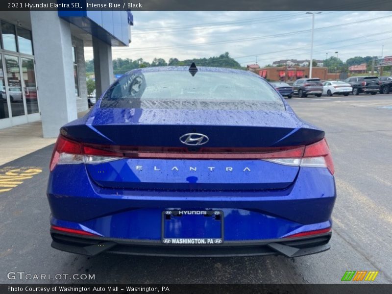 Intense Blue / Black 2021 Hyundai Elantra SEL