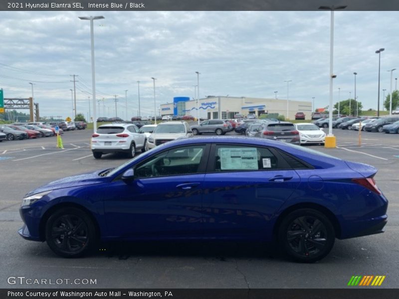 Intense Blue / Black 2021 Hyundai Elantra SEL