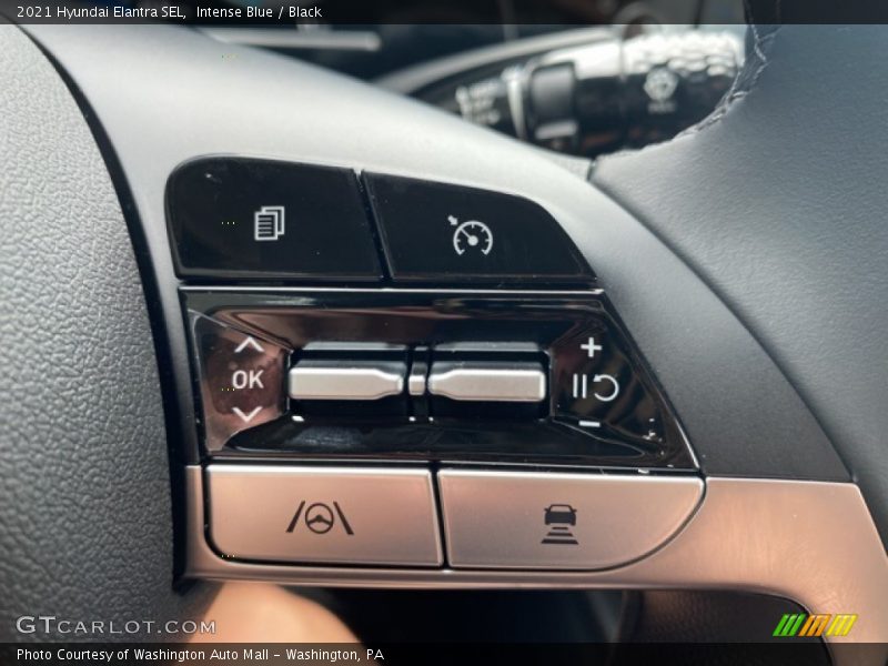 Intense Blue / Black 2021 Hyundai Elantra SEL