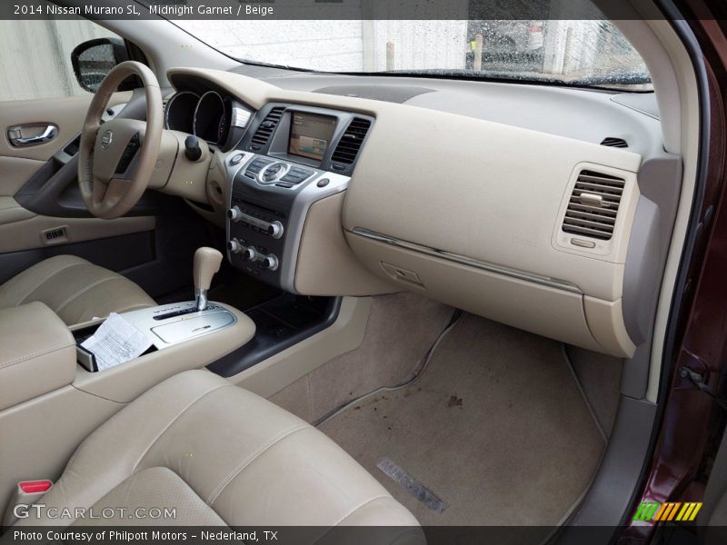 Midnight Garnet / Beige 2014 Nissan Murano SL