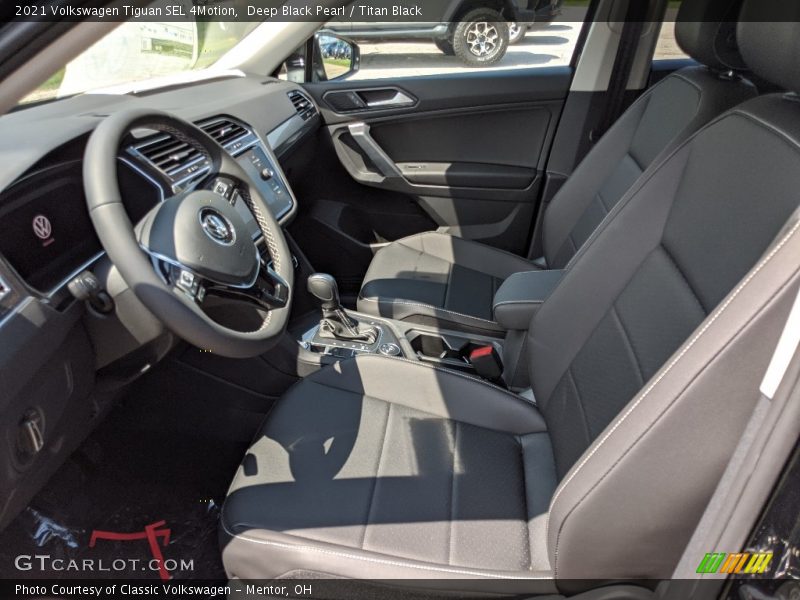  2021 Tiguan SEL 4Motion Titan Black Interior