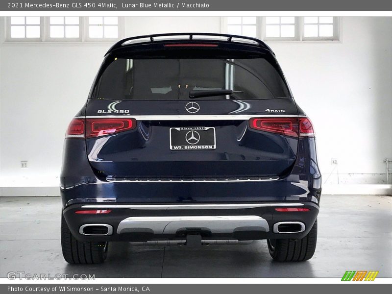 Lunar Blue Metallic / Macchiato 2021 Mercedes-Benz GLS 450 4Matic