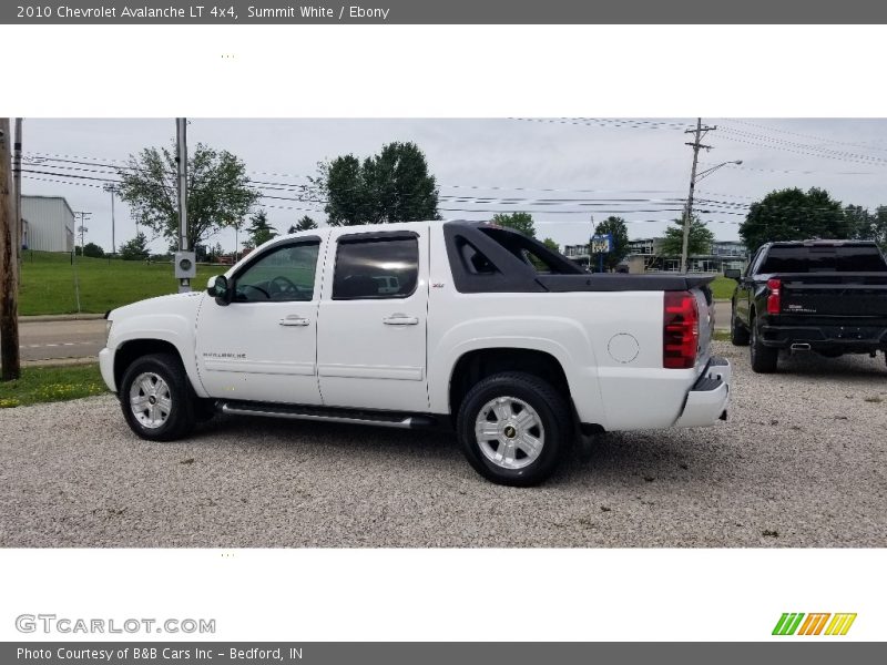 Summit White / Ebony 2010 Chevrolet Avalanche LT 4x4