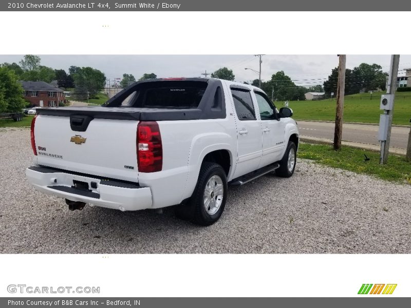 Summit White / Ebony 2010 Chevrolet Avalanche LT 4x4