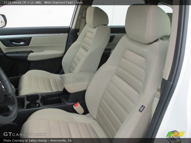 White Diamond Pearl / Ivory 2018 Honda CR-V LX AWD
