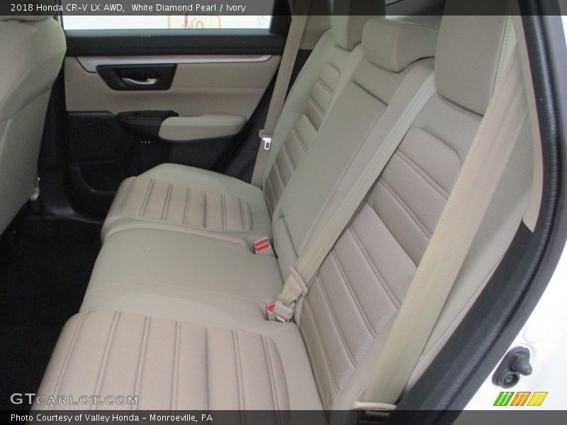 White Diamond Pearl / Ivory 2018 Honda CR-V LX AWD