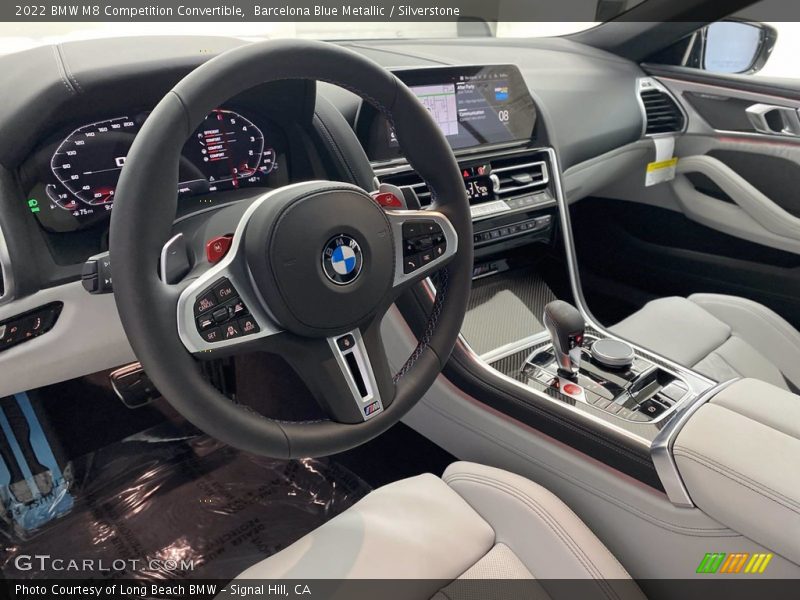  2022 M8 Competition Convertible Silverstone Interior