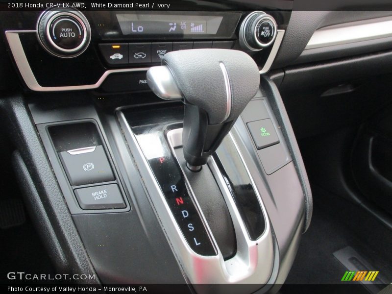 White Diamond Pearl / Ivory 2018 Honda CR-V LX AWD