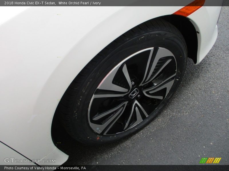 White Orchid Pearl / Ivory 2018 Honda Civic EX-T Sedan