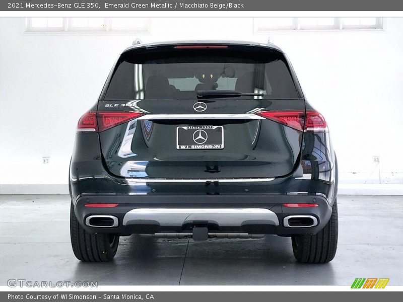 Emerald Green Metallic / Macchiato Beige/Black 2021 Mercedes-Benz GLE 350