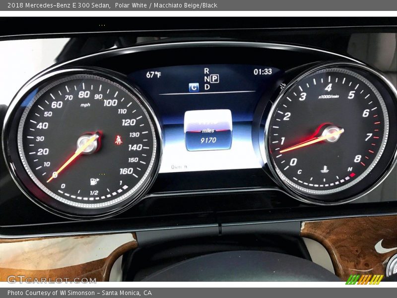 Polar White / Macchiato Beige/Black 2018 Mercedes-Benz E 300 Sedan