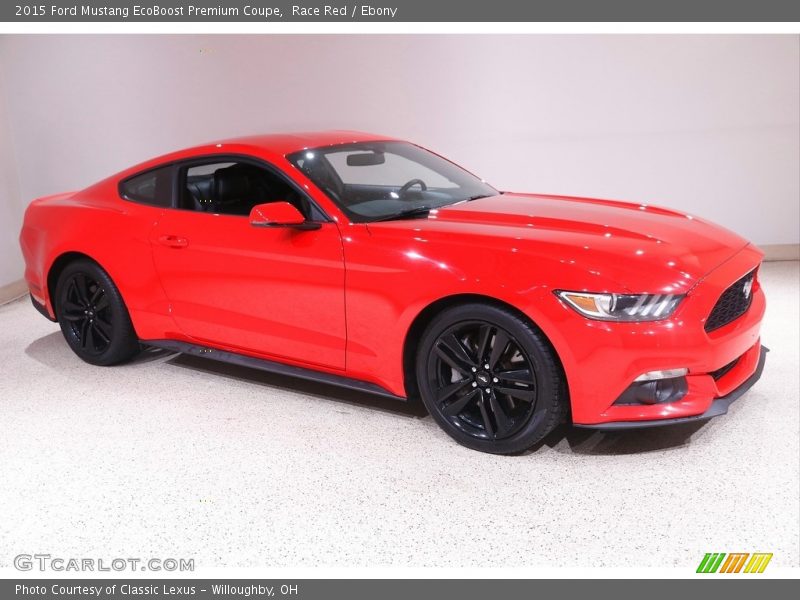 Race Red / Ebony 2015 Ford Mustang EcoBoost Premium Coupe