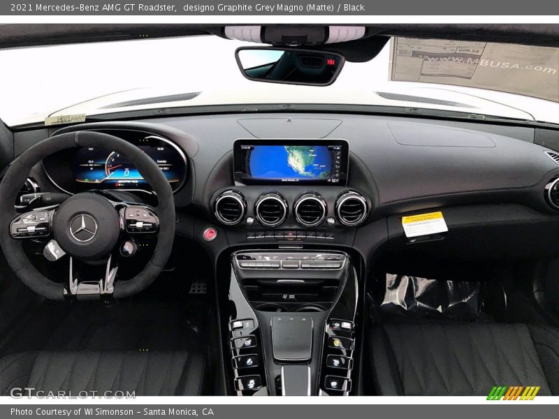 Dashboard of 2021 AMG GT Roadster