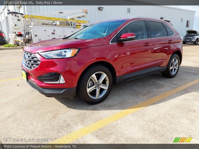 Ruby Red / Ebony 2019 Ford Edge SEL