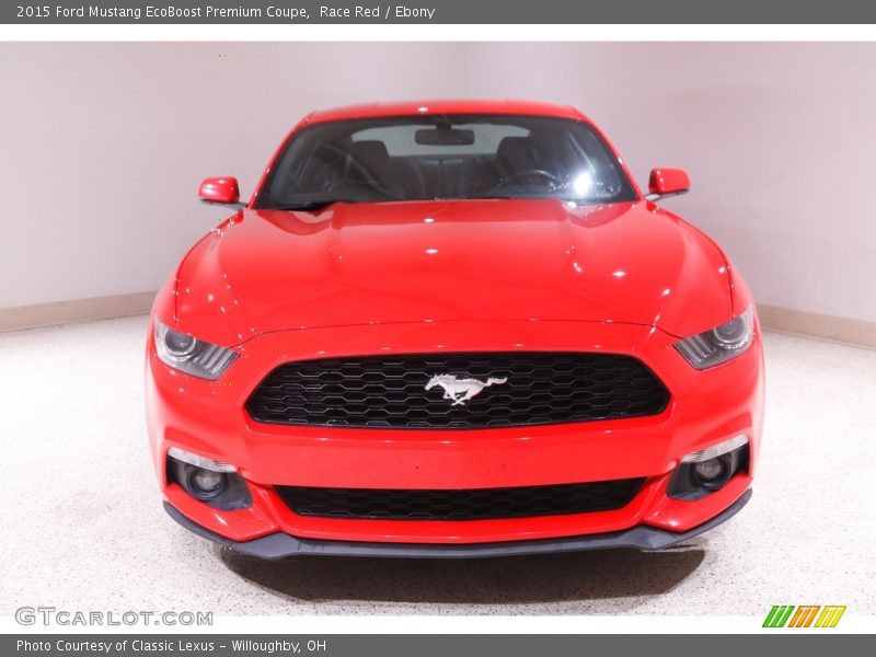 Race Red / Ebony 2015 Ford Mustang EcoBoost Premium Coupe