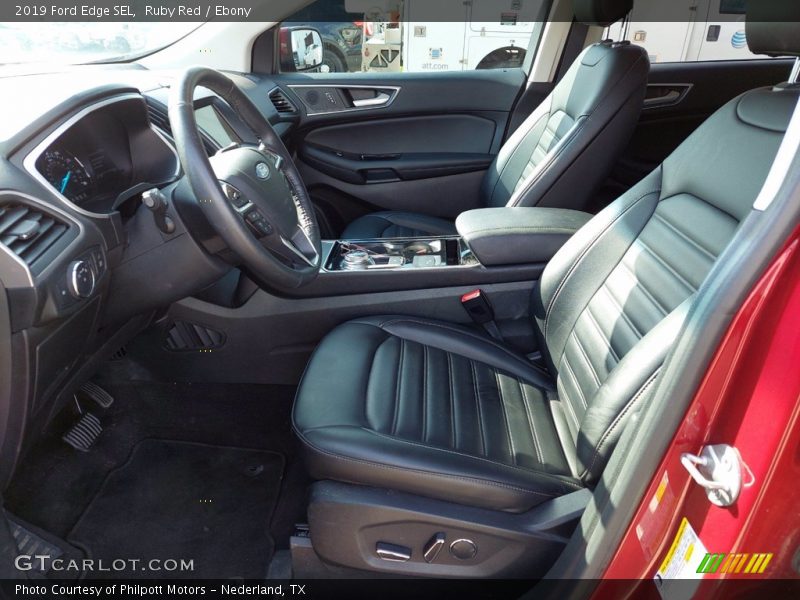 Ruby Red / Ebony 2019 Ford Edge SEL