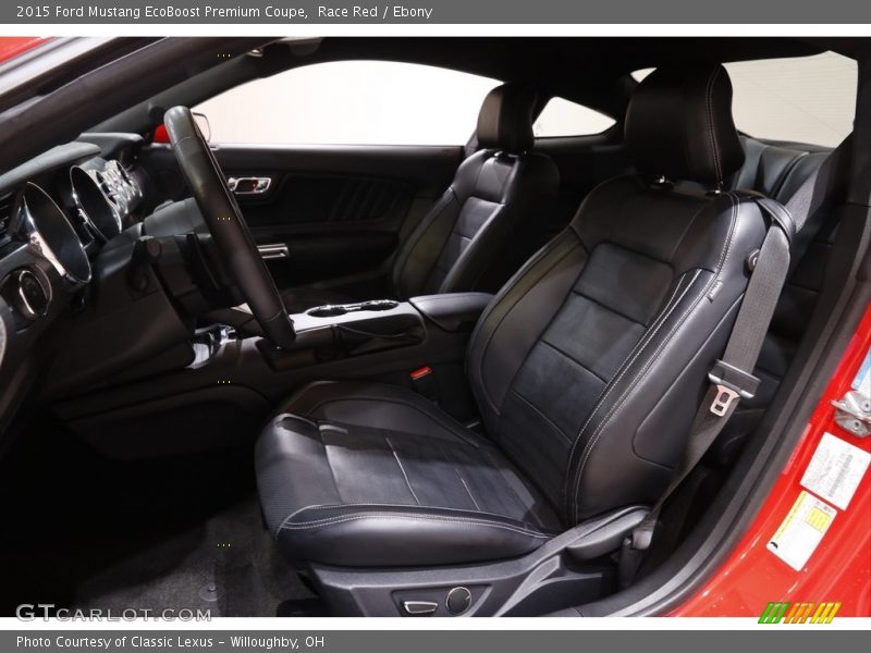 Race Red / Ebony 2015 Ford Mustang EcoBoost Premium Coupe