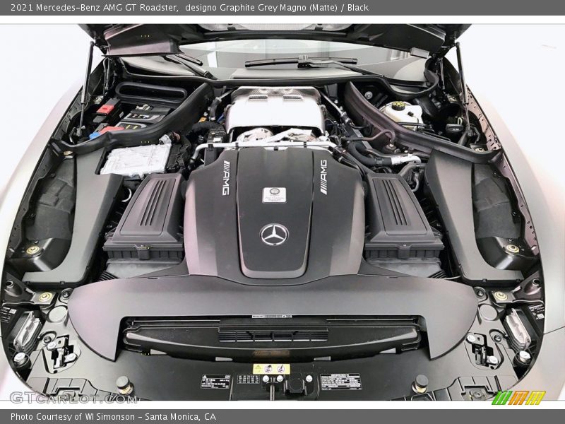  2021 AMG GT Roadster Engine - 4.0 Liter Twin-Turbocharged DOHC 32-Valve VVT V8