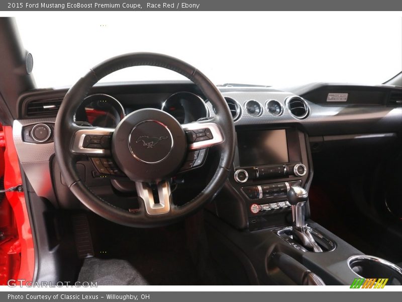Race Red / Ebony 2015 Ford Mustang EcoBoost Premium Coupe