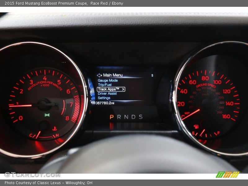 Race Red / Ebony 2015 Ford Mustang EcoBoost Premium Coupe
