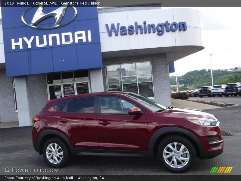 Gemstone Red / Black 2019 Hyundai Tucson SE AWD