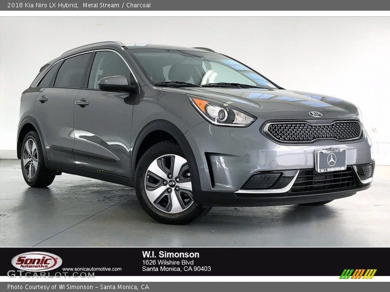 Metal Stream / Charcoal 2018 Kia Niro LX Hybrid