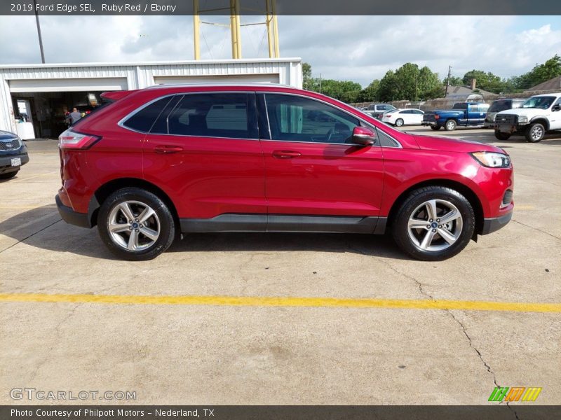 Ruby Red / Ebony 2019 Ford Edge SEL