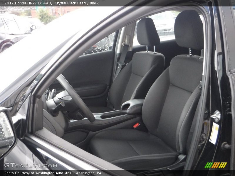 Crystal Black Pearl / Black 2017 Honda HR-V LX AWD